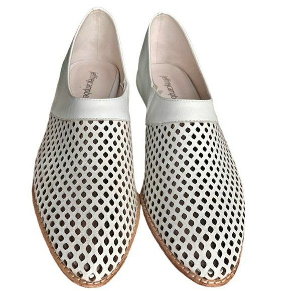 Jeffrey Campbell Branwen Perforated Booties - White - 8.5 - Picture 3 of 10